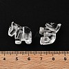 Chinese Zodiac Natural Quartz Crystal Carved Beads G-D300-01F-4