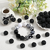 40Pcs Resin Rhinestone Beads RESI-SC0005-81A-4