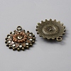 Alloy Enamel Pendants PALLOY-CJC0006-14AB-2