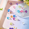 20Pcs UV Plating Transparent Acrylic Beads OACR-TADJ0001-07-3