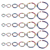 30Pcs 6 Styles 304 Stainless Steel Open Jump Rings STAS-LP0001-61-1