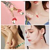 24Pcs 4 Styles Alloy Enamel Pendants ENAM-SC0002-17-6