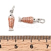 Brass Micro Pave Cubic Zirconia Pendants KK-Z147-03P-03-3