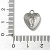 304 Stainless Steel Pendant Rhinestone Settings STAS-P422-16P-3