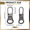 24Pcs Detachable Alloy Zipper Sliders FIND-FG0005-10B-2