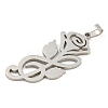 Non-Tarnish 304 Stainless Steel Pendants STAS-Z076-15P-2