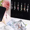 Glass & Acrylic Mobile Straps HJEW-SW00079-06-5