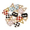 10Pcs 5 Styles Alloy Enamel Pendants ENAM-FP0002-38-2