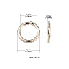 Iron Open Jump Rings IFIN-YW0001-41RG-4