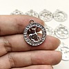 Constellation Themes Alloy Rhinestone Pendants PW-WGDA156-06-1