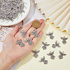 50PCS Tibetan Style Alloy Pendants TIBE-FH0001-24-4