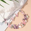 Butterfly Alloy Enamel  Necklace and Earrings Sets for Women FS-WGFD103-01-1