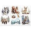 3 Sheets 3 Styles PVC Waterproof Decorative Stickers DIY-WH0404-335-1