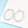 Non-Tarnish 304 Stainless Steel Hoop Earrings EJEW-L232-003A-P-4