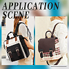 6 Sets 3 Colors PU Leather Sew on Purse Locks DIY-WR0003-63-6