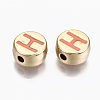 Alloy Enamel Beads ENAM-S122-029H-RS-2