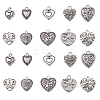 50Pcs 10 Style Tibetan Style Alloy Pendants FIND-CJ0001-16-1