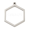 Non-Tarnish 304 Stainless Steel Laser Cut Pendants STAS-U009-04B-P-1
