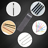 100Pcs Rectangle Long Plastic Zip Top Gift Bags ABAG-SP0001-40-7