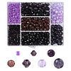 7 Styles Transparent Glass Beads EGLA-YW0003-91C-1