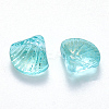 Transparent Spray Painted Glass Beads LS-GLAA-T016-04A-2