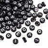 500Pcs 5 Style Opaque Acrylic Beads SACR-TA0001-16-3