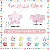 900Pcs 12 Styles Eco-Friendly Transparent Acrylic Beads OACR-PA0001-03-2