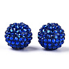Transparent Resin Rhinestone Graduated Beads RESI-S314-18x20-01-2