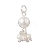 Potato Natural Cultured Freshwater Pearl Pendants PALLOY-JF04749-02-1