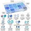 Mixed Styles Transparent Acrylic Beads MACR-FS0001-60-5