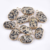 Natural Dalmatian Jasper Pendants G-T112-12H-1