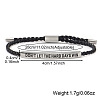 DON'T LET THE HARD DAYS WIN 304 Stainless Steel Charm Motivational Quote Bracelets KL3907-2-5