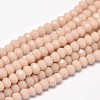 Faceted Rondelle Glass Beads Strands LS-GLAA-I033-4mm-23-1