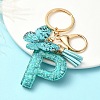 Resin & Acrylic & Faux Suede Tassel Keychain X1-KEYC-YW00119-16-1