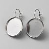 304 Stainless Steel Hoop Earring Findings LS-STAS-WH0001-17D-P-1