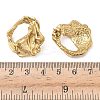 304 Stainless Steel ABS Imitation Pearl Nuggets Stud Earrings EJEW-K268-60G-5