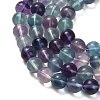 Natural Fluorite Beads Strands G-L634-B04-8mm-4