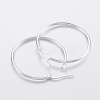 304 Stainless Steel Hoop Earrings LS-EJEW-H327-01E-2