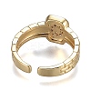 Brass Micro Pave Clear Cubic Zirconia Cuff Rings RJEW-H538-02G-Q-2
