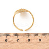304 Stainless Steel Open Cuff Rings for Women RJEW-K309-02G-5