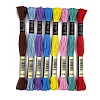 8 Skeins 8 Colors 6-Ply Crochet Threads PW-WG76952-06-1