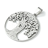 Non-Tarnish 201 Stainless Steel Pendants STAS-U003-21A-P-2