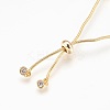 Adjustable Brass Bolo Bracelets BJEW-P218-05G-2