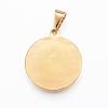 304 Stainless Steel Angel Pendants STAS-H372-08G-2