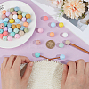 50Pcs Food Grade Silicone Focal Beads SIL-NB0001-52B-3