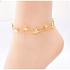 Stainless Steel Charm Anklets for Women WG18C2B-09-1