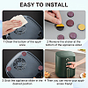 36Pcs 3 Styles Teflon & Rubber & EVA & Oil Glue Self-adhesive Furniture Protection Pads AJEW-CN0002-94C-6
