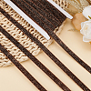 10 Yards Sparkle Polester Ribbons OCOR-WH0003-035C-3