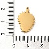 Ion Plating(IP) 304 Stainless Steel Pendants STAS-D018-02G-3