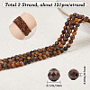 2 Strands Natural Yellow Tiger Eye Beads Strands G-BBC0001-29-2